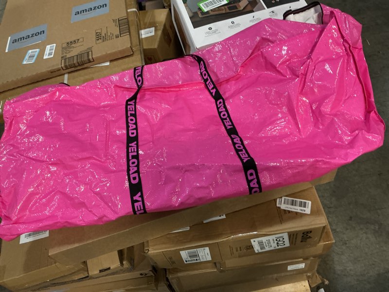 Condition photo showing Good Condition for 66 Gallon Extra Large Storage Bags 6 Pack – Pink XXL Heavy Duty Waterproof Moving Tote Bags for College Dorm, Travel, Clothes & Bedding Foldable Zippered Duffle with Handles