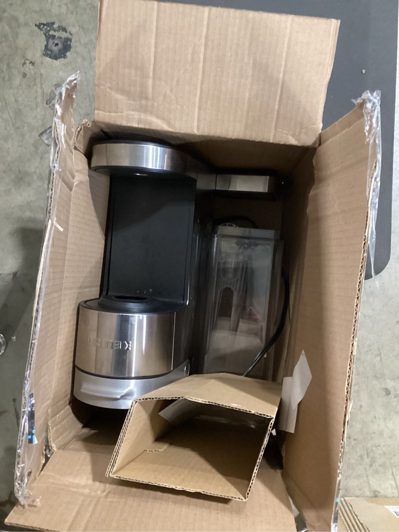 Condition photo showing As Is for Keurig K-Supreme Plus Single Serve K-Cup Pod Coffee Maker, MultiStream Technology, Customizable Strength and Temperature Settings, Programmable, 78oz Removable Reservoir, Stainless Steel Stainless Steel Maker