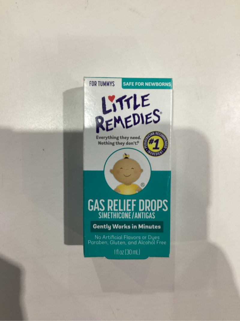 Condition photo showing New/Like New for Little Remedies Baby Medicine, Gas Drops for Newborns, Baby Gas Relief Drops, Natural Berry Flavor, 1 Fl Oz