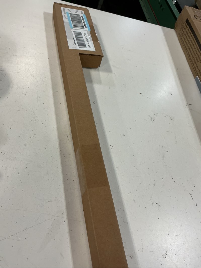 Condition photo showing New/Like New for ivilon drapery window curtain rod - end cap style design 1 inch pole. 28 to 48 inch color satin nickel 28 to 48 in.