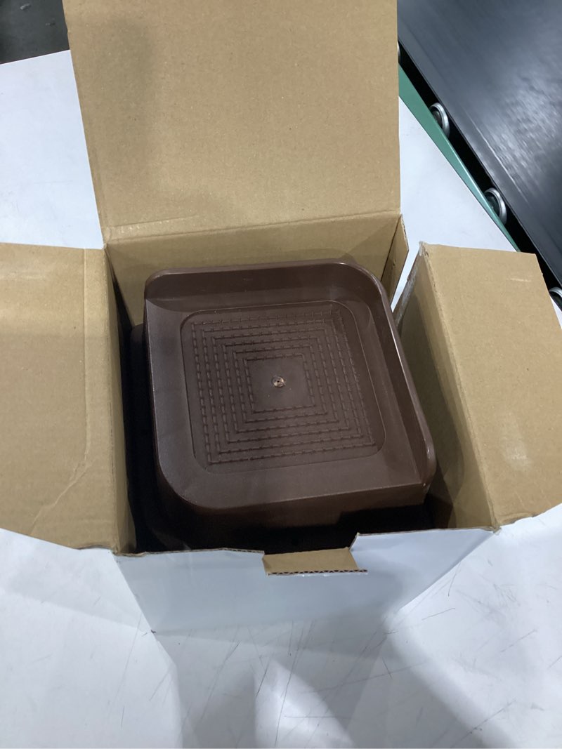 Condition photo showing Good Condition for ANNKUT Bed Risers 2 Inch Heavy Duty, Furniture Risers for Bed Desk Table Sofa Couch,Oversized Bed Lifts Risers,Support up to 5000 Lbs(4 Pack Brown) Brown 4 Pack 2 Inch