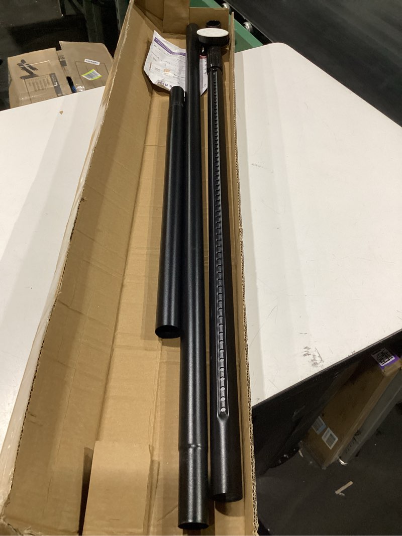 Condition photo showing New/Like New for black tension curtain rod 41-126 in,outdoor curtain rod | no drilling for window,heavy duty shower rod,rod diameter 1.26in-one-bond stretching 41-126 inch black