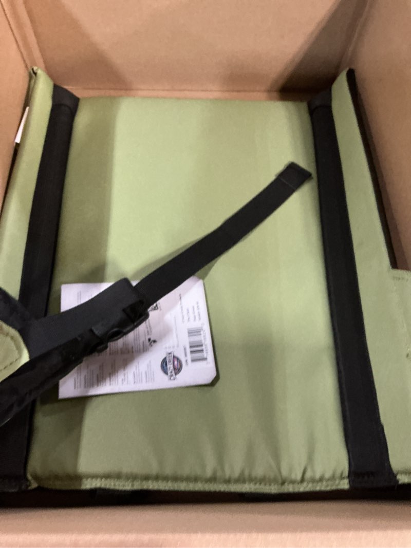 Condition photo showing Good Condition for crazy creek the chair perfect for stadium seats, camping, hiking & more, comfort on all terrains, adjustable straps, lightweight design, water-resistant