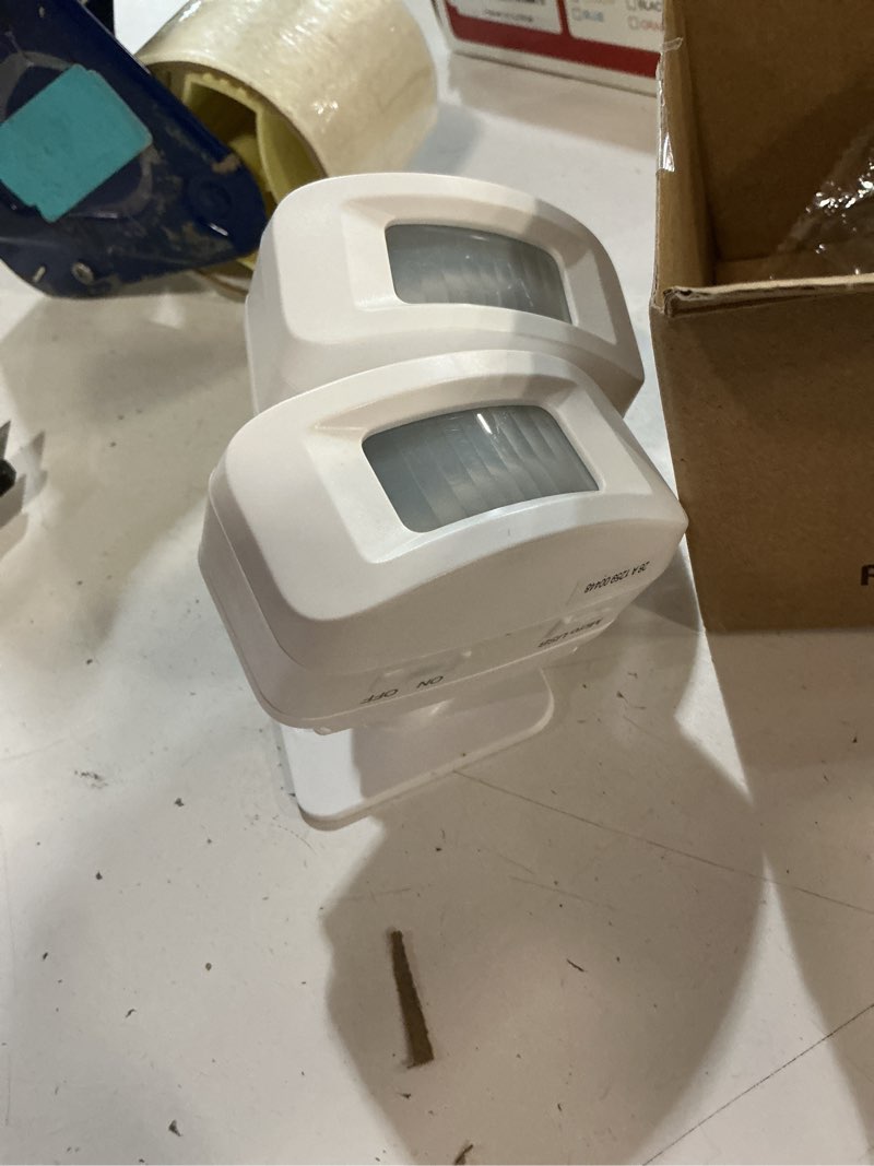Condition photo showing Good Condition for driveway alarm motion sensor - driveway alarms wireless outside weatherproof motion detector presence outdoor detector door home security system gate mailbox alert 1 receiver and 2 sensors 1 receiver + 2 sensors