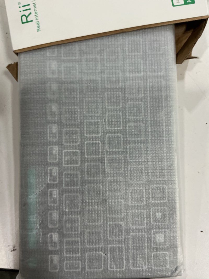 Condition photo showing New/Like New for (dual mode) rii rt518s wireless and bluetooth 2-led color backlit multimedia keyboard with multi-touch big size trackpad,rechargable keyboard for android tv box,pc,tablets,smart tv, htpc, iptv,windows 2.4g+bluetooth(new version)