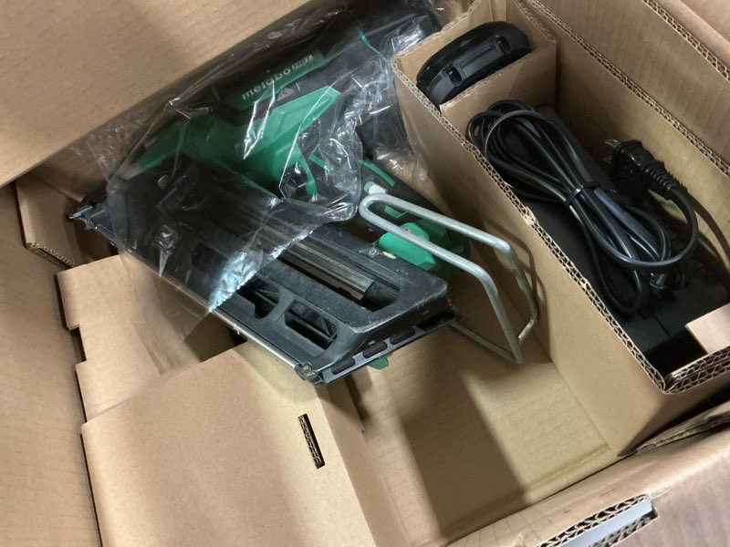 Condition photo showing As Is for Metabo HPT 18V MultiVolt Cordless 30° Paper Tape Framing Nailer Kit, 3-1/2" Framing Nailer, Power Tool with 4.0Ah Lithium Ion Battery, Drives 2" to 3-1/2" Nails, Powerful Brushless Motor, NR1890DCA NR1890DCA - Lighter, Smaller, & More Powerful