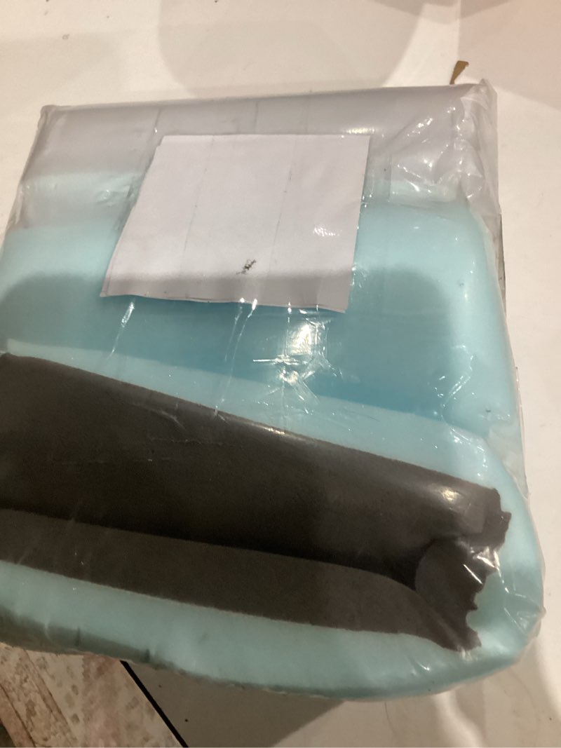 Condition photo showing As Is for Couch Cushion Support for Sagging Cushions 20''x20'', Two in One Sofa Cushion Support to Repair Sagging Seats, Lift Saggy Seats, Extend Couch's Life, Blue & Grey 2PCS