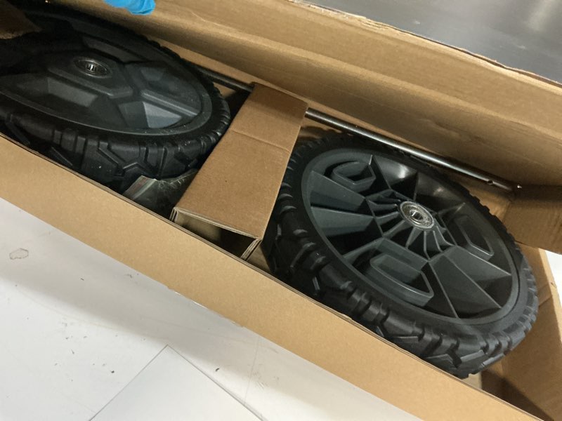Condition photo showing Good Condition for Klein Tools 54902MBR MODbox Replacement Wheels for Klein Tools Rolling Tool Box, Modular Tool Storage, 10-Inch Solid Rubber Wheels, 1-Pair