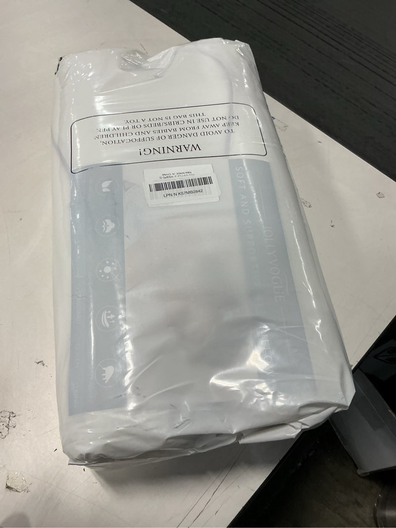 Condition photo showing New/Like New for JOLLYVOGUE Pillows Queen Size Set of 2, Medium Supportive Bed Pillows with Super Soft Down Alternative Fill, Luxury Fluffy Hotel Quality for Side, Back, and Stomach Sleepers 2 Queen