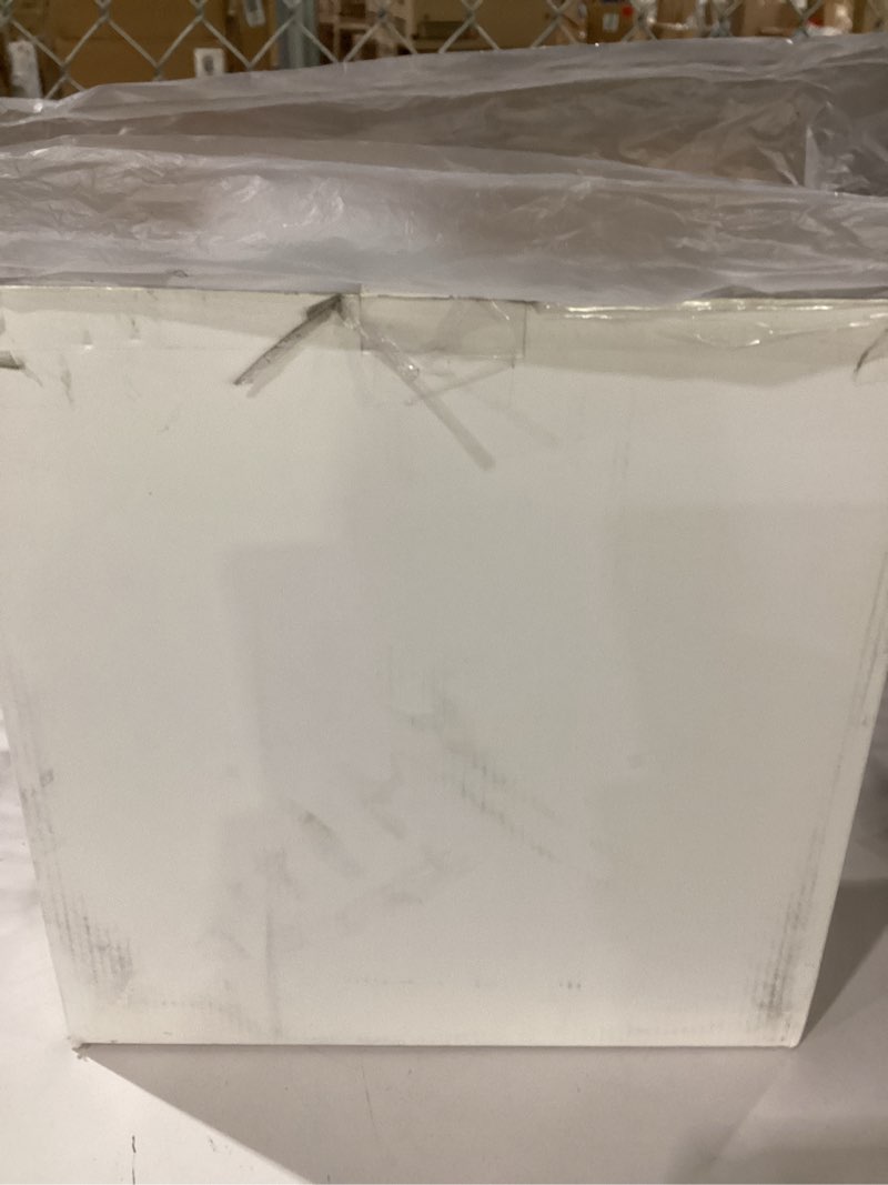 Condition photo showing As Is for NOT TESTED SAILFLO 10 Inch Window Shutter Exhaust Fan,11.6 x 11.6 Inch Cutout, 406CFM 35W Wall-Mounted Ventilation Air Intake Extractor for Bathroom Home