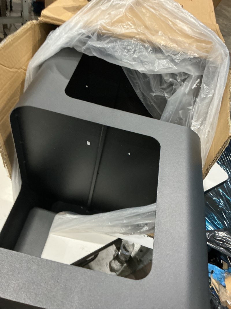 Condition photo showing Good Condition for 2-tier end table, matte black side table for home