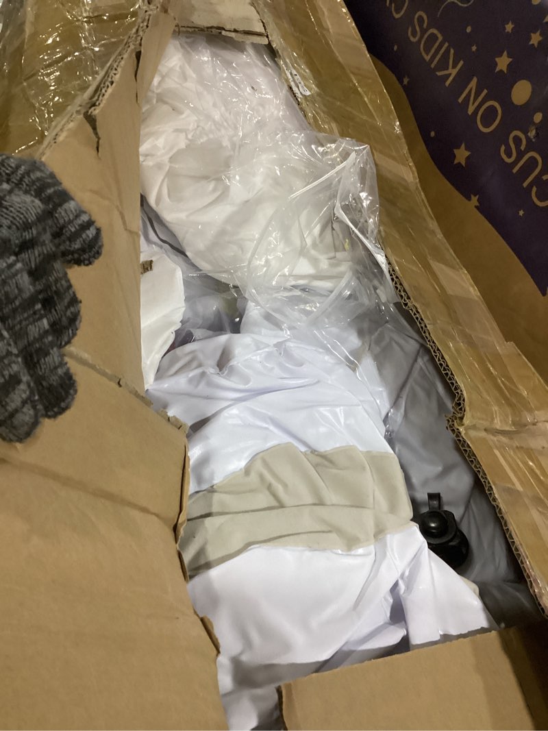 Condition photo showing Good Condition for 6 Pack Sleepovers Teepee Tent for Kids Bulk with Mattress Sheet Light,Natural Cotton Washable Indoor Play Tent for Birthday Slumber Party Girls Boys Pajama Movie Night Supplies(Pink, Rose Red)