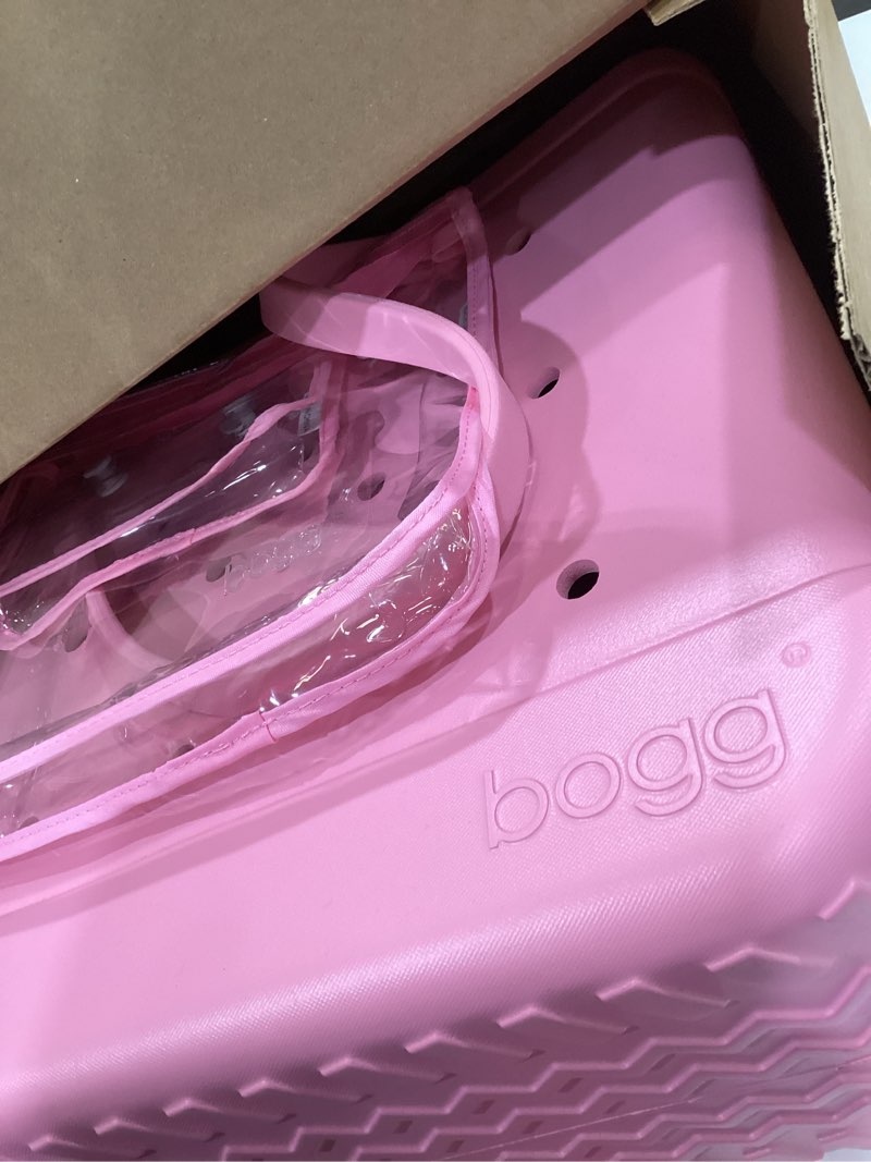 Condition photo showing Good Condition for BOGG BAG Original Large Tote – 19” x 14” x 9” – Durable, Washable, Tip-proof – Beach, Pool, Boat, Work, Sports Blowing Pink Bubbles