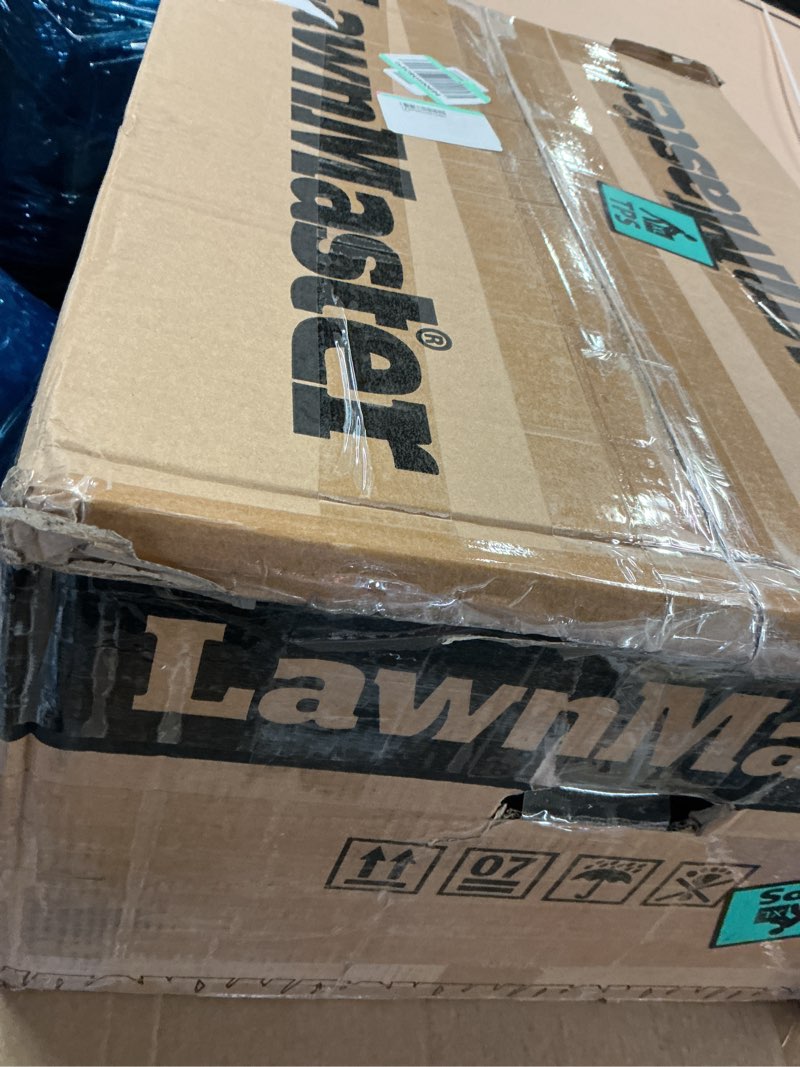 Condition photo showing As Is for LawnMaster ME1218X Electric Lawn Mower 12AMP 19-Inch