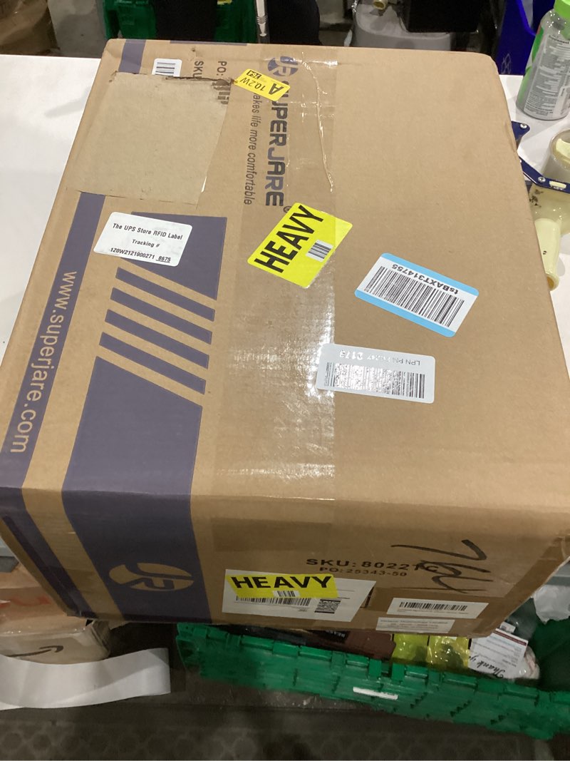 Condition photo showing Good Condition for SUPERJARE Nightstands Set of 2, Night Stands with Charging Station & PE Rattan Decor Drawer, Bed Side Tables with Solid Wood Feet, End Table, for Bedroom, Living Room - Natural 11.8"D x 15.9"W x 23.4"H (1 Drawers) Natural 2