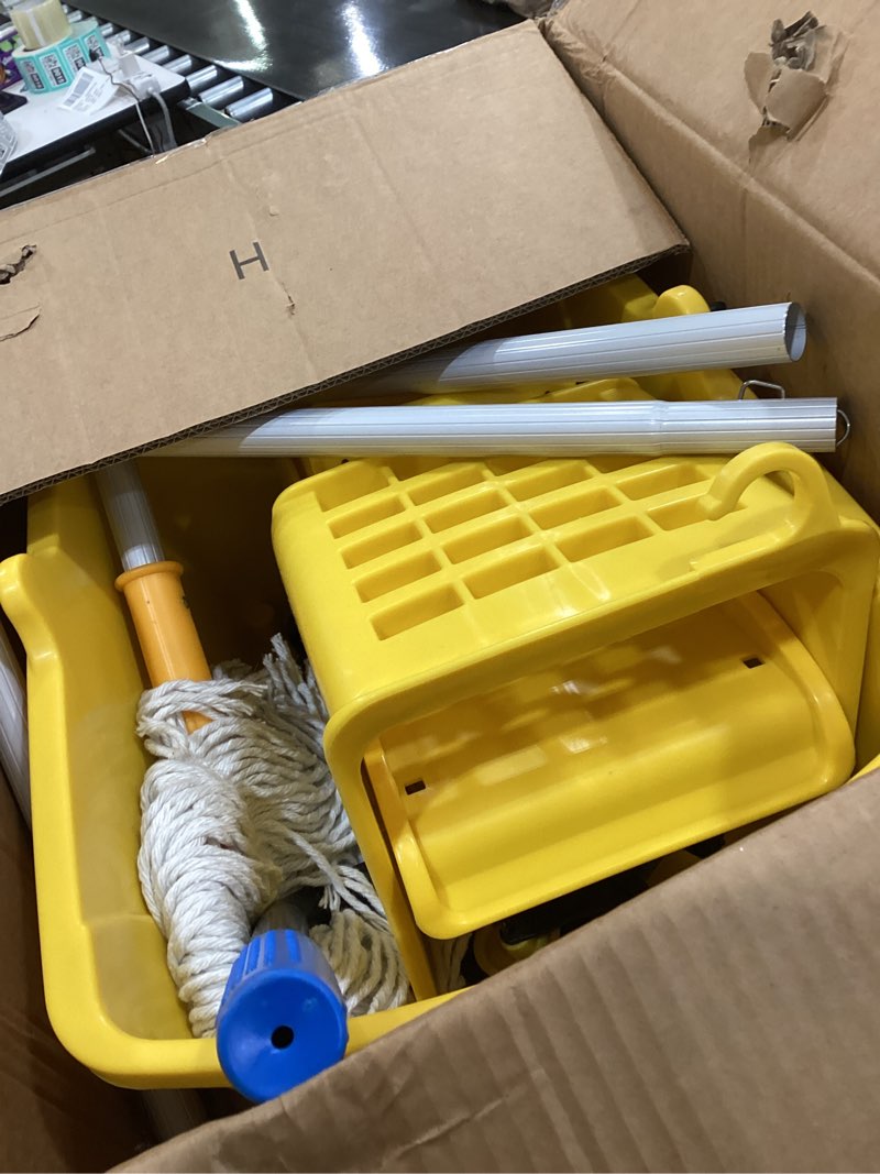 Mop bucket with mop