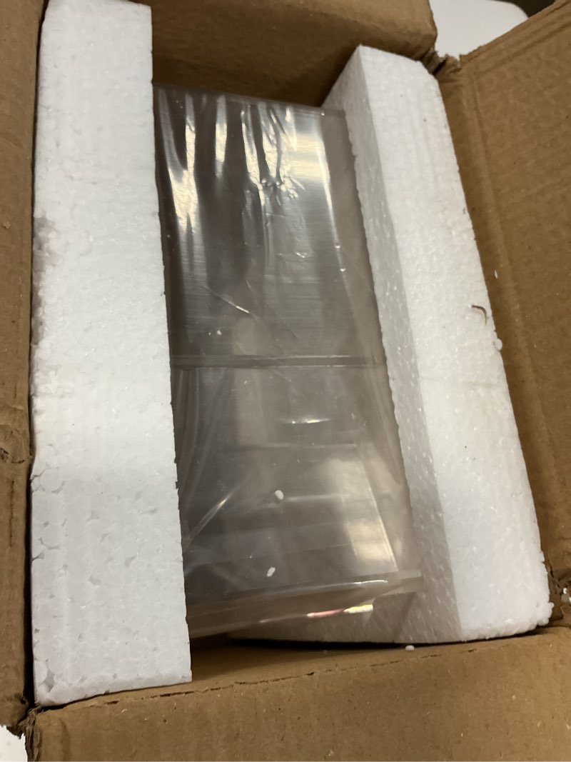 Condition photo showing Good Condition for sumnacon acrylic dispenser with lids, clear wall container for laundry pods/candy/plastic bags/earplugs, dishwasher pod holder for kitchen sink cabinet door