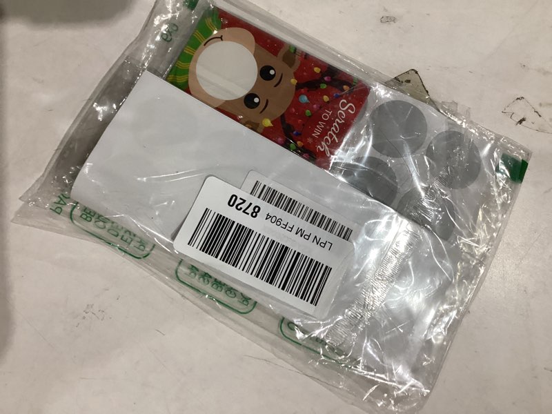 Condition photo showing Good Condition for 60 Pieces Christmas Scratch Off Cards Stickers Christmas Party Games Blank Gift Certificate for Festive Raffle Tickets 3.5 x 2.1 inch Deer Party Favors Games Supplies