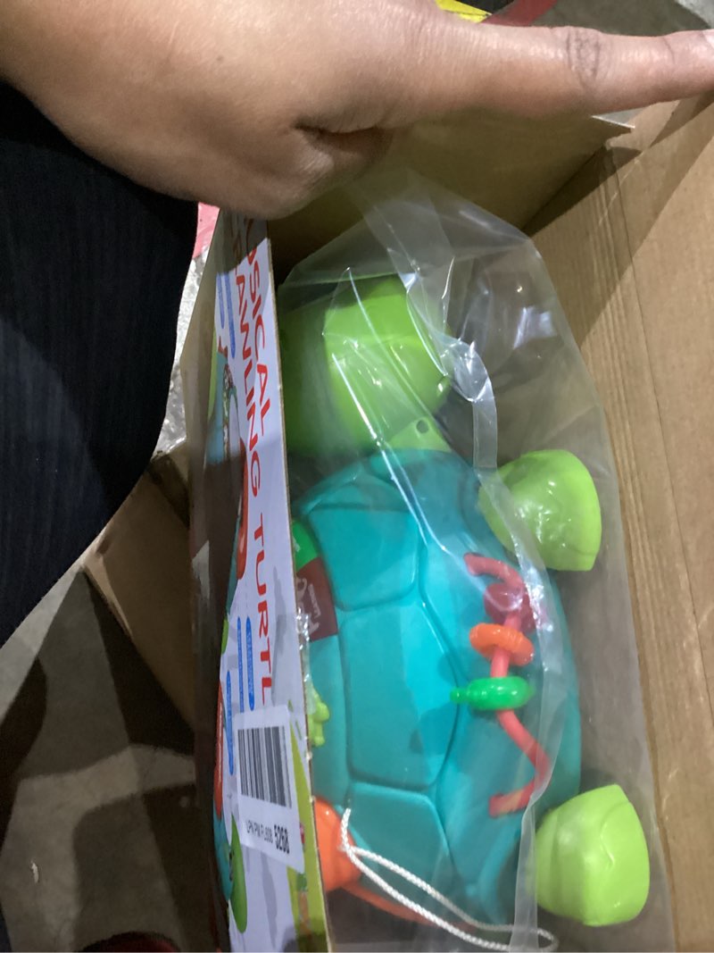 Condition photo showing New/Like New for Letapapa Baby Toys 6 to 12 Months, Tummy Time Toy for 12-18 Months, Musical Turtle Crawling Toys with Light & Sound, Birthday Gift Early Educational Toy for Baby Infant 6 7 8 9 10 Months 1 2 Year Old Multicolored