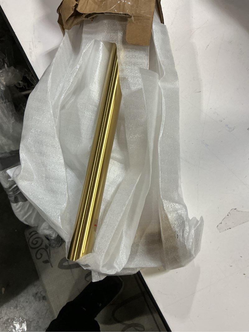 Condition photo showing Good Condition for Brushed Gold Towel Bar 24 Inch (Total Length 26-Inch), Thicken Towel Rack for Bathroom Wall, SUS304 Stainless Steel Towel Rod, Modern Home Decor 26 Inch Brushed Gold