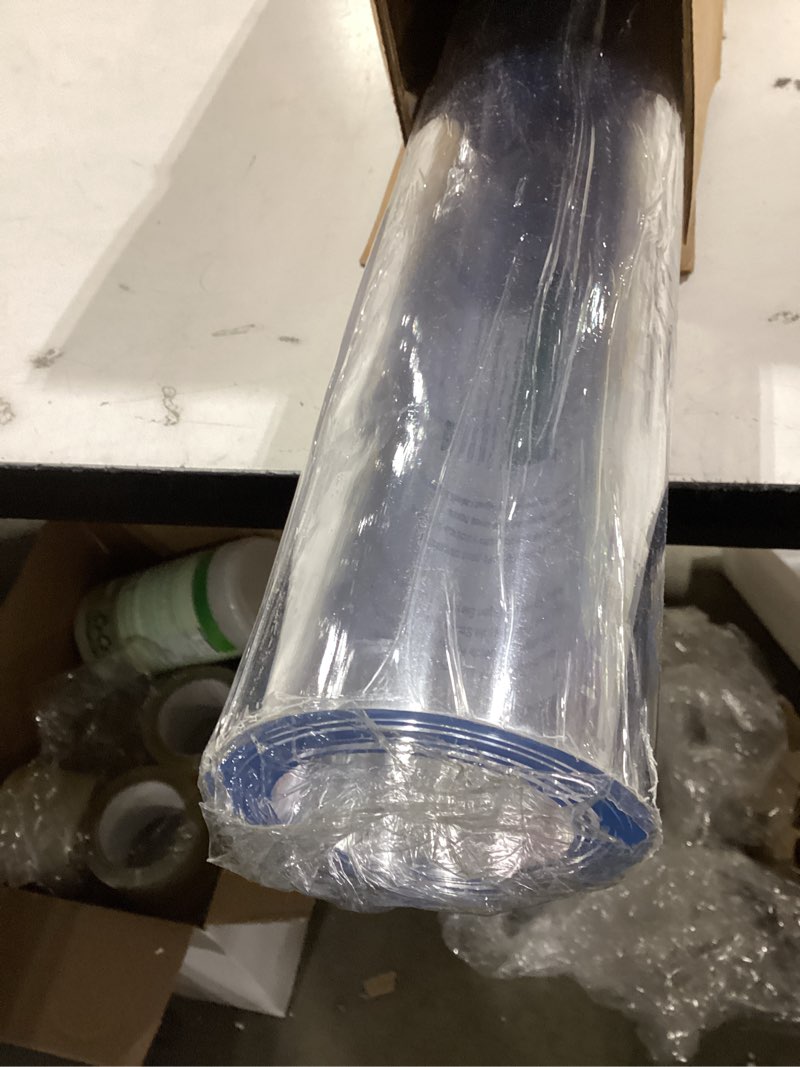 Condition photo showing New/Like New for OstepDecor 1.5mm Thick Frosted Table Cover Protector, 44 x 84 Inch Table Plastic Cover Frosted Table Pad, Heavy Duty Table Protector for Dining Room Table 44 x 84 Inches New Version Frosted 1.5mm