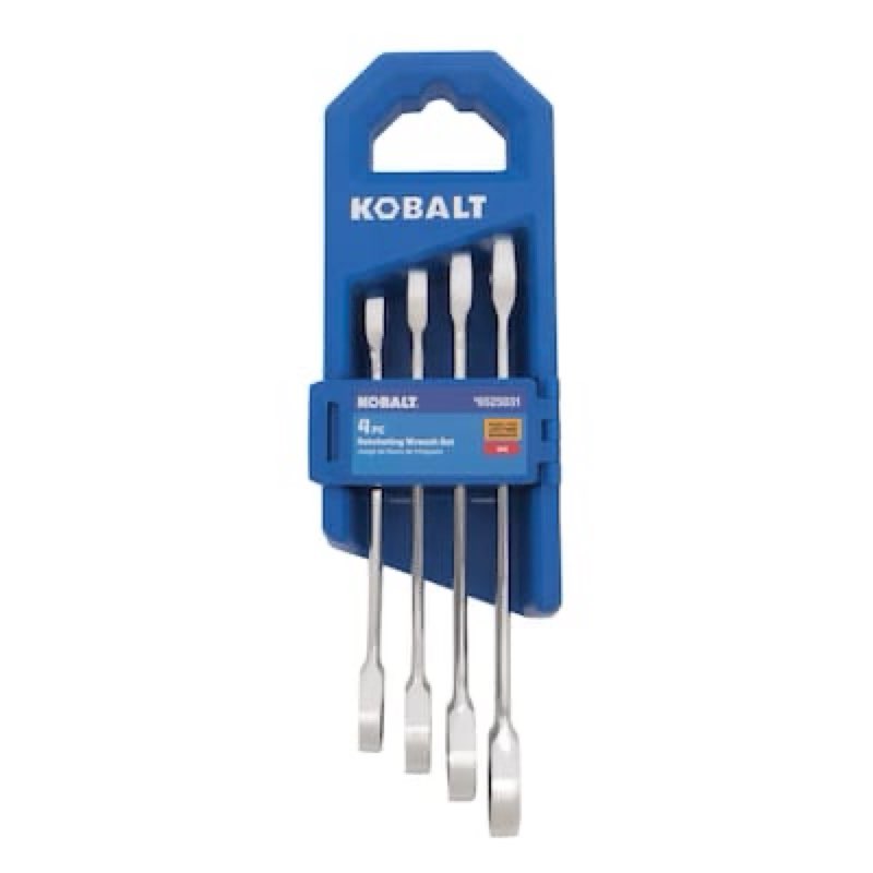kobalt 4 -piece set standard (sae) ratchet wrench