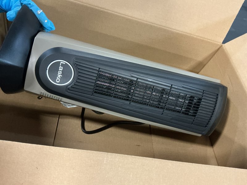 Condition photo showing Good Condition for Lasko 1500W Ceramic Tower Space Heater with Remote, Thermostat, Timer & Widespread Oscillation, Portable Electric Heater for Indoor Use, Bedroom & Living Room, 751320