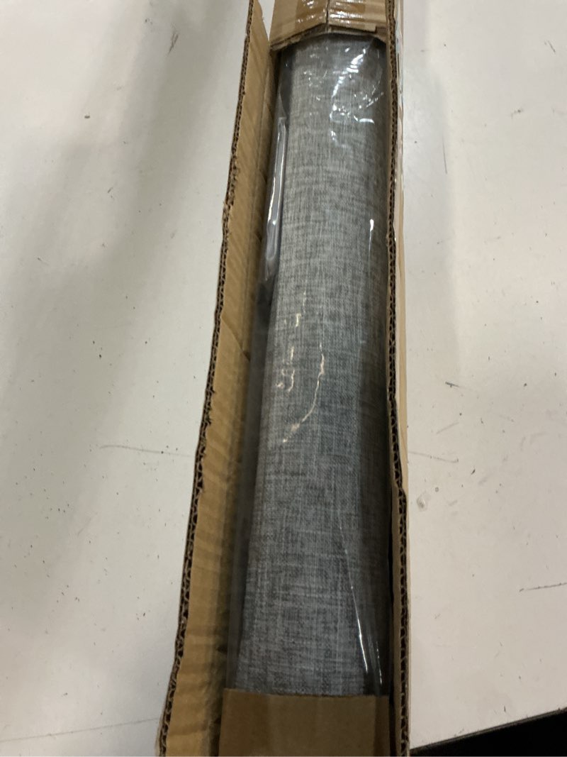 Condition photo showing Good Condition for lazblinds no tools no drill cordless roman shades for windows, blackout thermal insulated uv blocking window blinds, lightweight fabric blinds for indoor windows, 40" w x 60" h, blackout - grey grey 40" w × 60" h