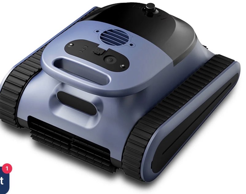 sat30 sonar navigation pool vacuum for inground above ground pools, climb stairs pool cleaner with 3