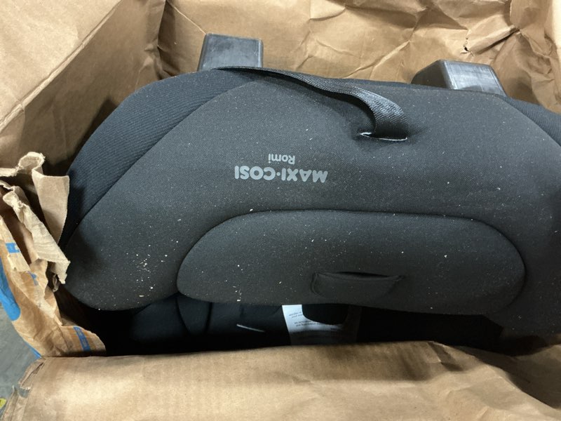 Condition photo showing As Is for maxi-cosi romi 2-in-1 convertible car seat, infant baby seat, rear & forward facing, 5-40 lbs, 30-50 lbs, lightweight, latch installation, machine-washable, travel-ready, sea shadow