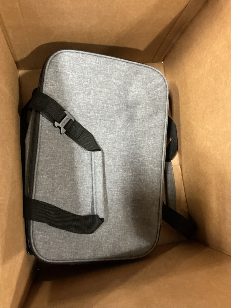 Condition photo showing As Is for CleverMade Collapsible Insulated Cooler Bag – Leakproof Soft Cooler for Beach, Travel, Car – Bottle Opener Gray Black 50 Can