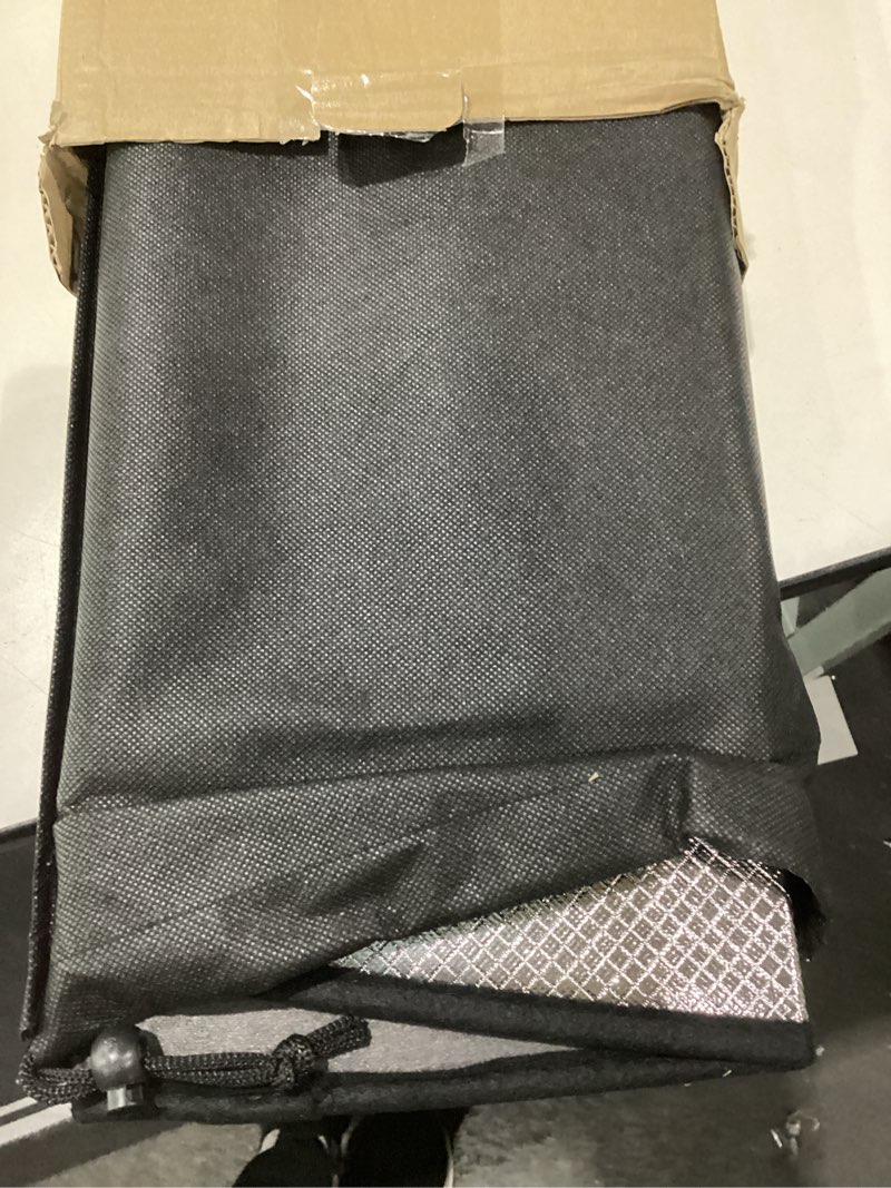Condition photo showing Good Condition for pigenius windshield sun shade for nissan altima 2019-2026. reflective aluminum film front window sunshade - blazblock