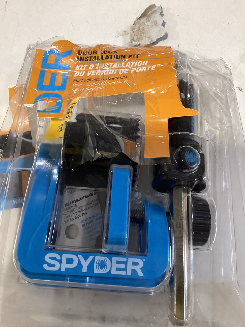 Condition photo showing Good Condition for spyder bi-metal arbored adjustable door lock kit set (5-piece)