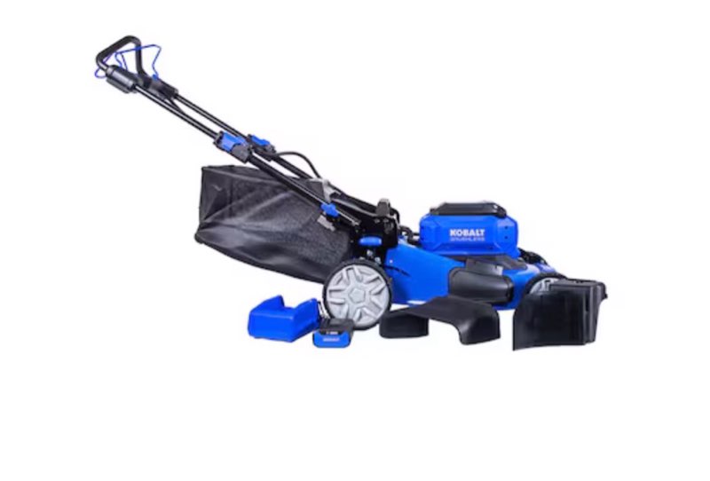 kobalt gen4 40-volt, 20-in self propelled battery walk mower with (1) 6 ah battery included