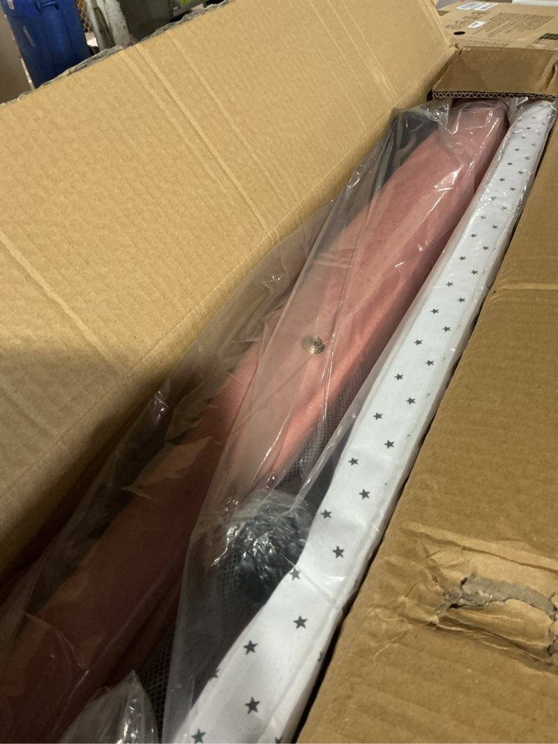 Condition photo showing Good Condition for bcol baby bassinet sleeper, adjustable baby crib, rocking bassinets bedside sleeper, easy to fold portable crib side bassinet with breathable mesh and wheels (pink)