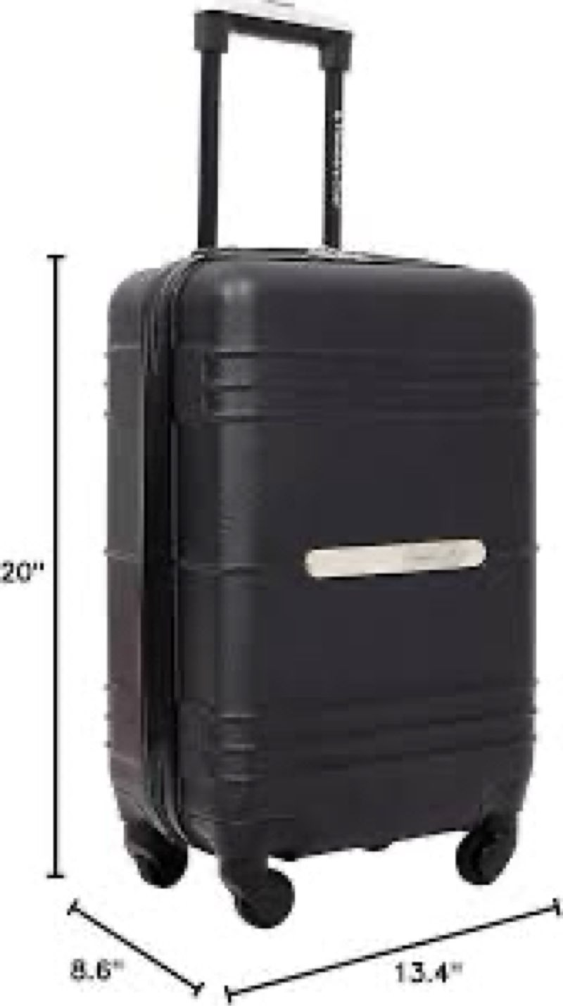 Travelers Club 22" Richmond Spinner Carry-On Luggage, Black