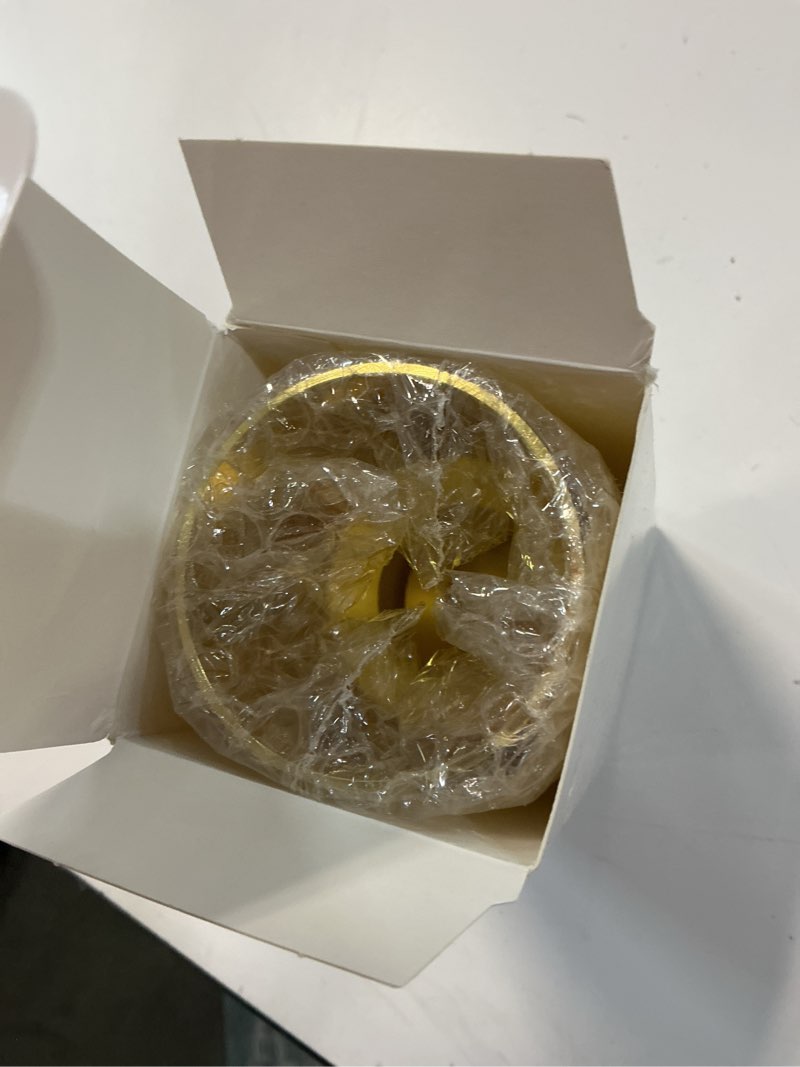 Condition photo showing New/Like New for tuanse 2 pcs solid brass candle followers paschal candle toppers burner for 2" diameter advent candles for advent wreath classical church goods prevent dripping