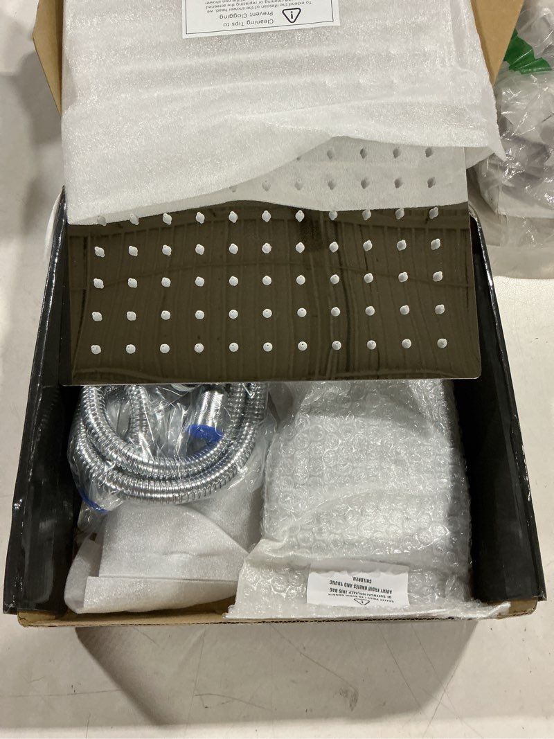 Condition photo showing Good Condition for peicuai shower head combo, 10 inch high pressure rain shower head with 11 inch adjustable extension arm, 5-setting handheld shower with long hose, powerful spray for low water pressure chrome