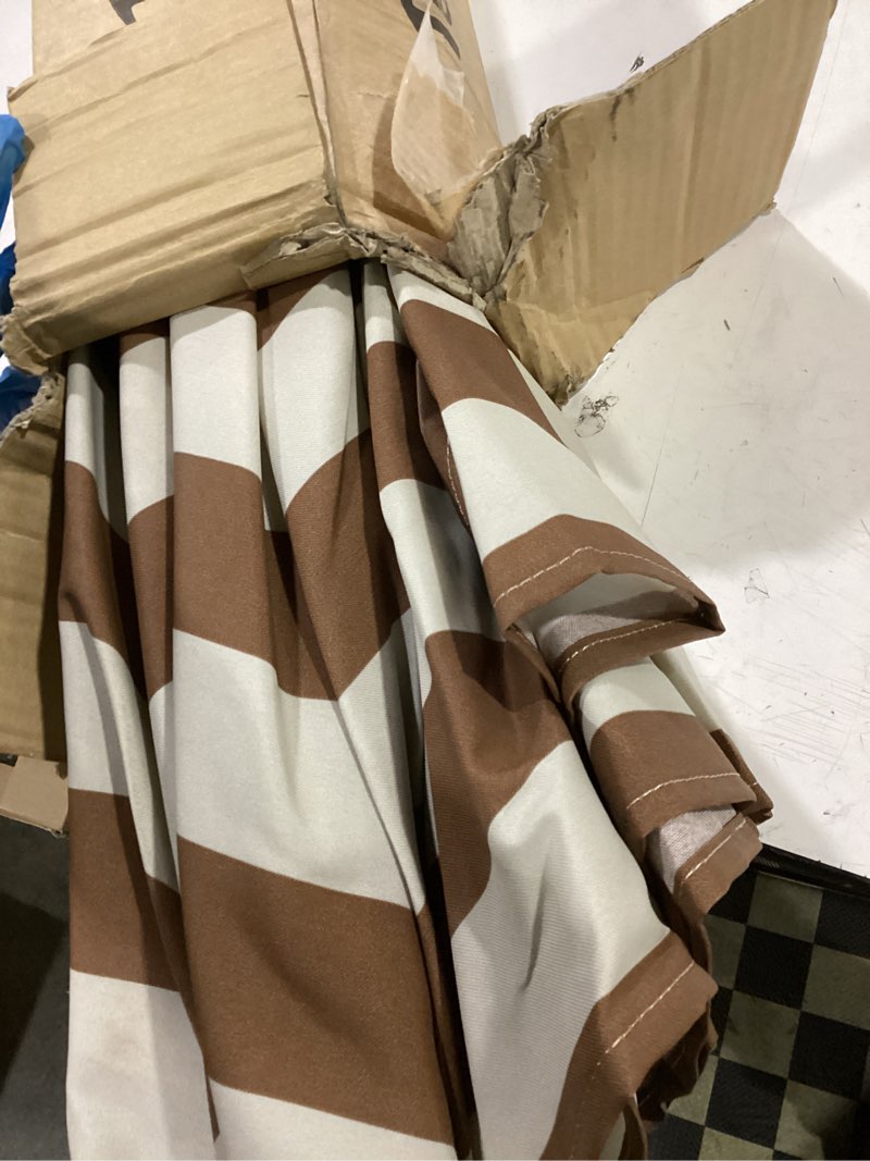 Condition photo showing Good Condition for tempera 9' outdoor market patio table umbrella with push button tilt and crank,large sun umbrella with sturdy pole&fade resistant canopy,easy to set,beige taupe stripe