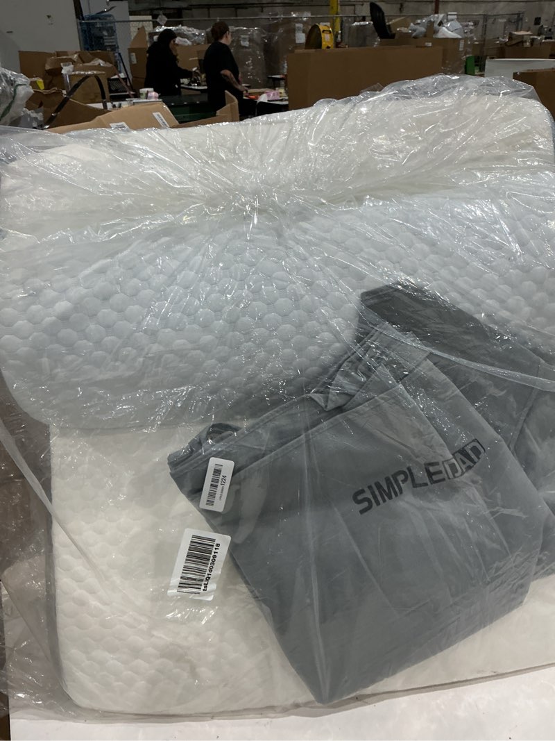 Condition photo showing Good Condition for wedge pillow for sleeping, orthopedic bed wedge pillow set, 15-in-1 adjustable memory foam wedge pillow post surgery, 9 &16 & 20 inch height 3-in-1 incline pillows wedges for acid reflux/snoring white - 3 piece set adjustable height 9 & 16 & 20 in