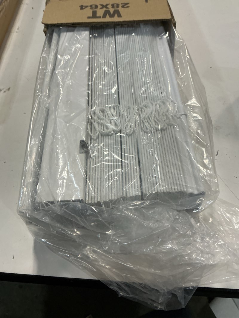 Condition photo showing Good Condition for ( similar )Aluminum Mini Blinds for Indoor Windows Cordless 1In No Holes 100% Privacy Protection L-Shaped Slats Room Darkening Horizontal Window Blinds for Office,Home, Beige, Custom Size Beige 0Custom Size