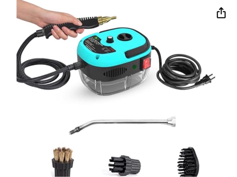 decdeal steam cleaner - high temperature pressurized handheld steam cleaning machine with brush head