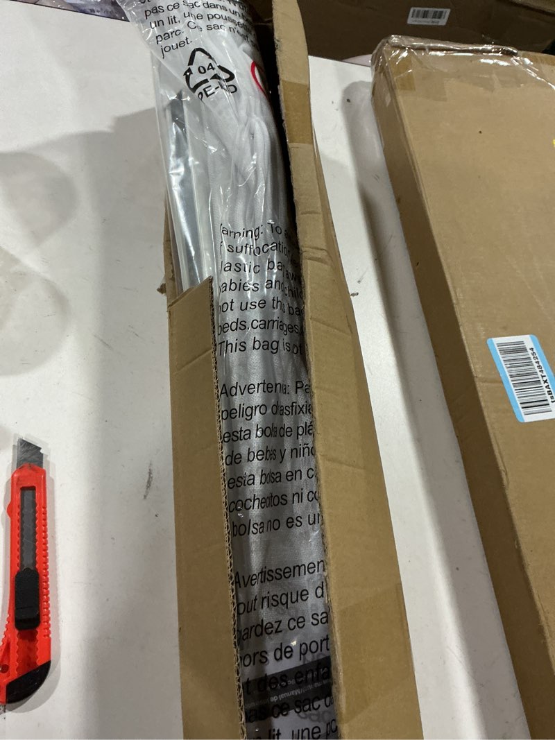 UNISHADES no Drill Cordless Roman Shades for Windows, 32" W × 64" H - Light Filtering - Linen - Whit