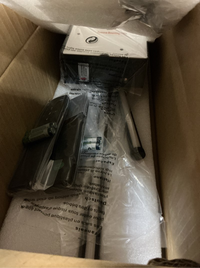 Condition photo showing Good Condition for kartoosh removable battery operated wall sconces with remote control, stepless colors 3000k-6000k & dimming, 350°rotate, led black wireless wall light for living room, bedroom, 24.4 inch (2 pack) black 24.4 inches