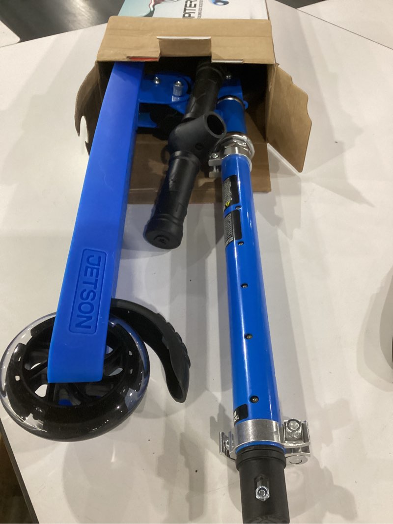 Condition photo showing Good Condition for jetson jupiter kids' kick scooter with led lights - blue