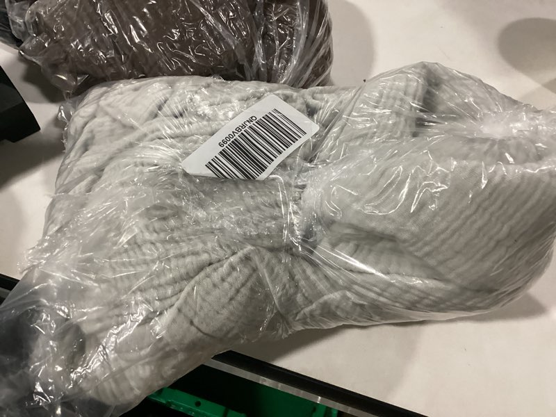Condition photo showing As Is for organic cotton gauze sham set
