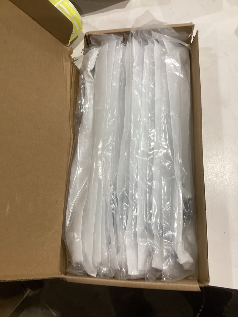 Condition photo showing As Is for Asidrama 10 Pack 10 Inch(254mm) Knurled Brushed Satin Nickel Kitchen Cabinet Handles, Cabinet Pulls Kitchen Cabinet Hardware Cupboard Drawer Pulls 10" Hole Center(254mm) 10 Pack Brushed Satin Nickel