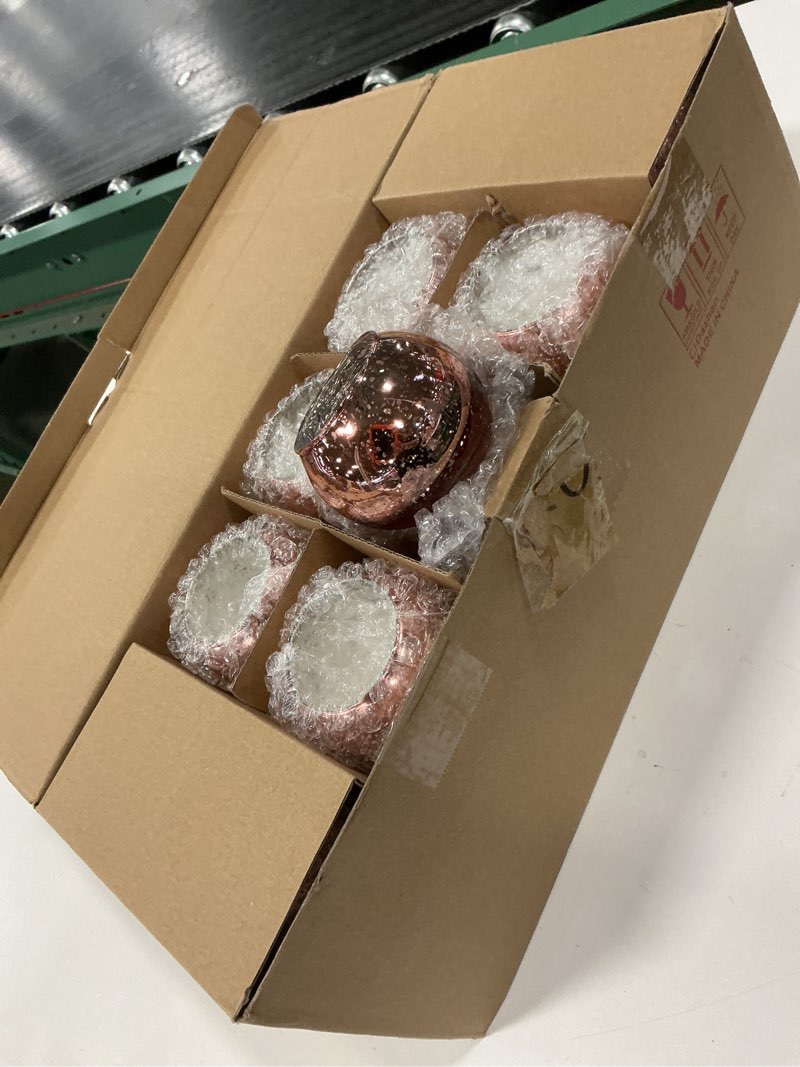 Condition photo showing New/Like New for 20 Pcs Assorted Rose Gold Candle Holders Bulk, Rose Gold Birthday Decorations for Table, Larger Size