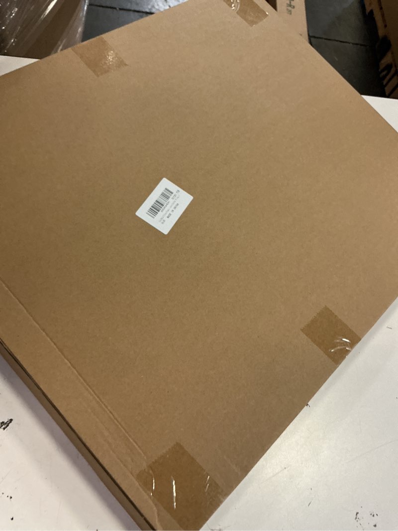Condition photo showing New/Like New for 16x20inch picture frame solid wood wall mounting certificate poster photo frame with mat display pictures 12x16in (white, 1)… white 1