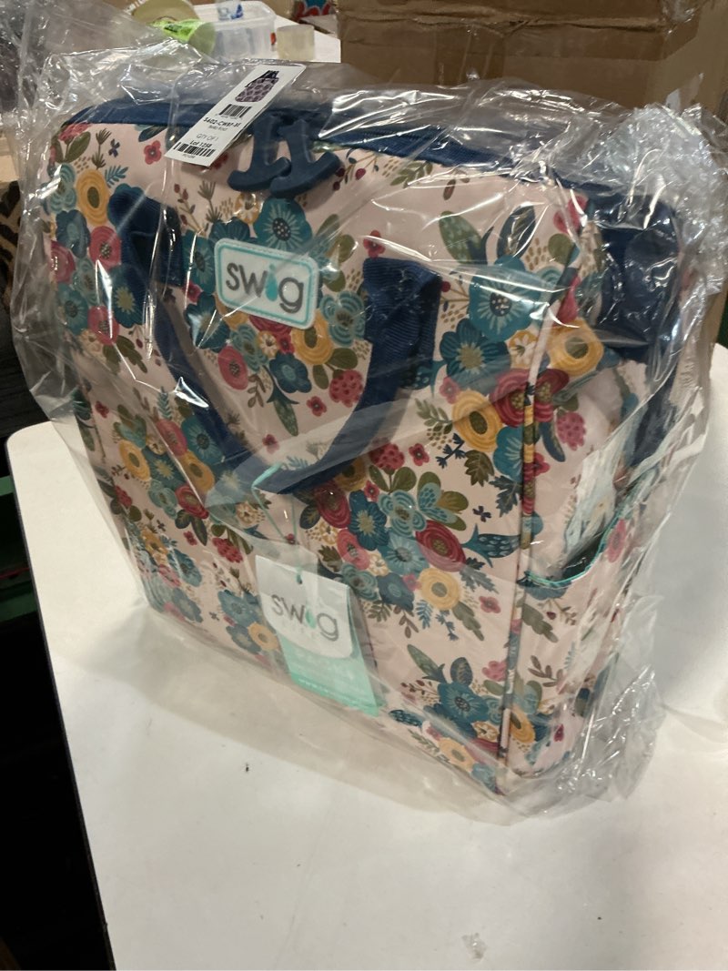Condition photo showing New/Like New for ((Color different from the archive photo))Swig Life Packi Backpack Cooler, Insulated Cooler, Waterproof Beach Bag, 24 Cans, Lightweight Insulated Coolers Full Bloom